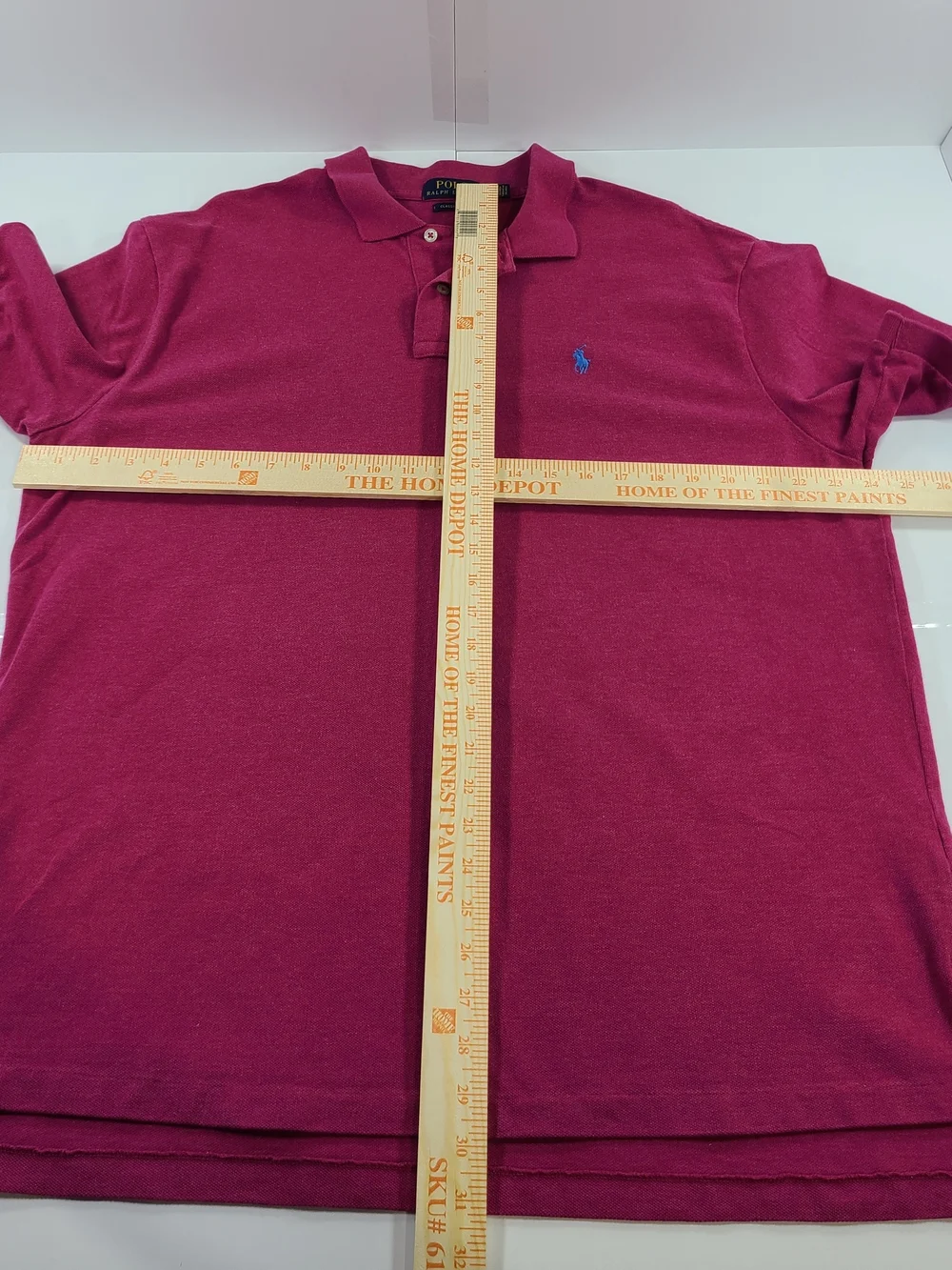 Polo by Ralph Lauren Men's Pink Polo Shirt - 1020